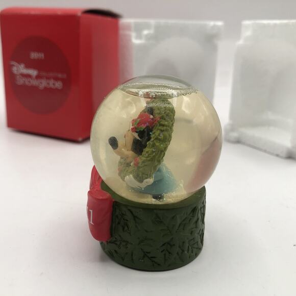 Limited Edition Disney Mickey Mouse Mini Christmas Snowglobe 2011 JCPenney NEW - Picture 3 of 7